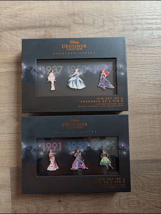 Disney Other - Disney Designer Collection Premiere Series Pin Set